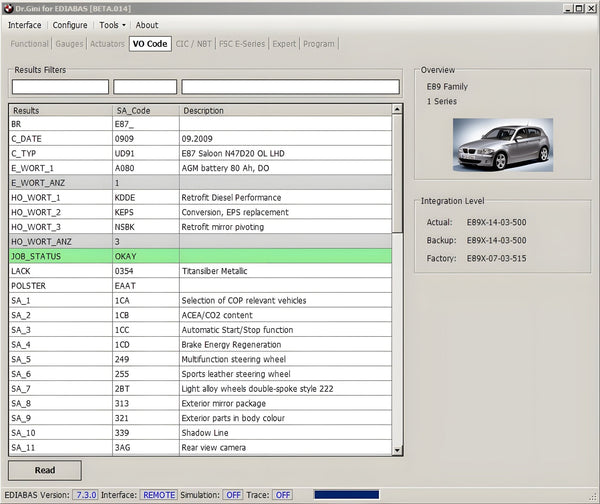 BMW Ediabas B014 - Essential Flash Files for INPA
