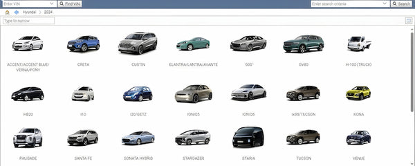Hyundai Snap-on EPC with Global VIN Decoder - Accurate Parts Fitment for All Regions
