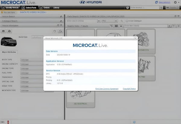 Hyundai Microcat EPC 03.2024 - Electronic Parts Catalog