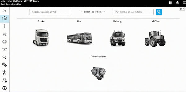 Mercedes-Benz Truck EPC Official Electronic Parts Catalog - All Commercial Models - Nexus Auto