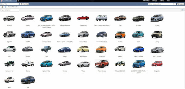 Suzuki EPC Spare Parts Software - Fast Part Number Search and Diagrams - Remote Installation