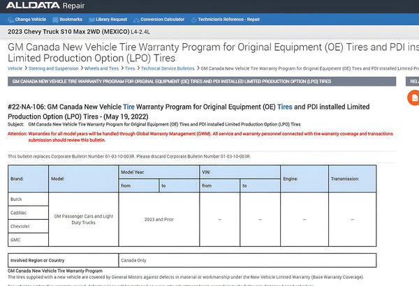 AllData Online 12 Month Subscription