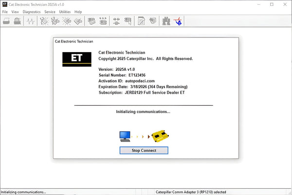 Caterpillar ET 2026 Diagnostic Software - Official Dealer Level Service Tool - Nexus Auto