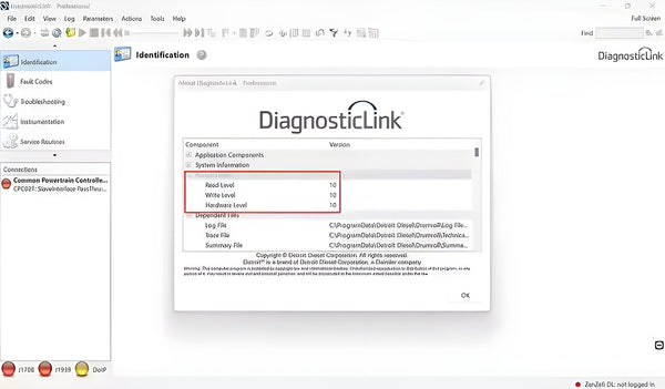 Detroit Diesel DiagnosticLink 8.23 SP2 (2026) - Professional Level 10 Dealer Suite