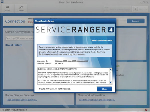 Eaton ServiceRanger 4 Professional Diagnostic Software - Full Transmission Support - Nexus Auto
