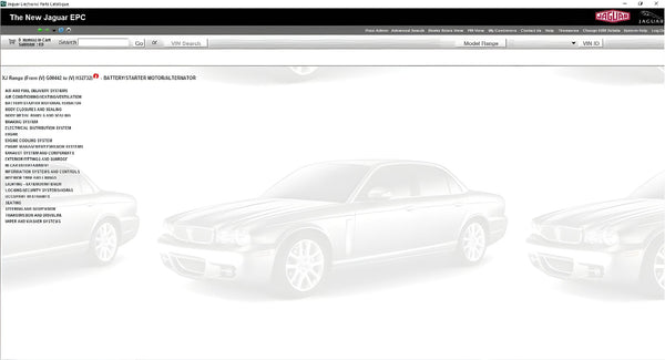 Professional Jaguar Parts Catalog with Global VIN Decoder - Accurate Fitment Data