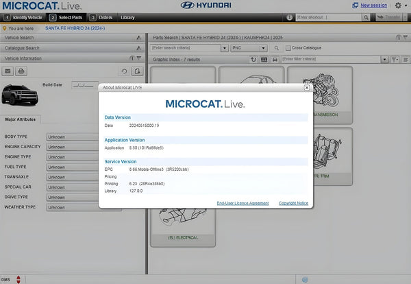 KIA Microcat EPC 03.2024 - Electronic Parts Catalog