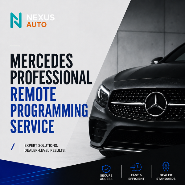 Mercedes module flashing service for ECU updates, retrofit activation, and control unit repairs