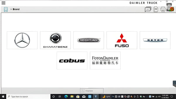 Mercedes XENTRY Daimler Trucks 2026 - Heavy Duty OEM Diagnostic Software