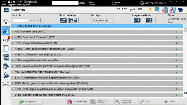 Xentry PassThru v2026 - High-Performance J2534 Diagnostic & live data Suite