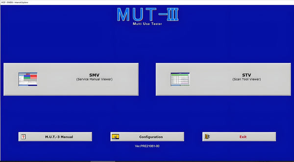 Mitsubishi MUT-3 Diagnostic Software - Professional System