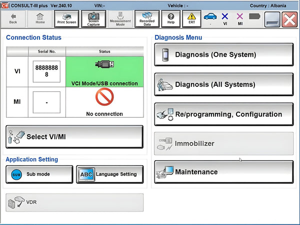 Nissan Consult III Plus - Official OEM Diagnostic Software for Nissan & Infiniti