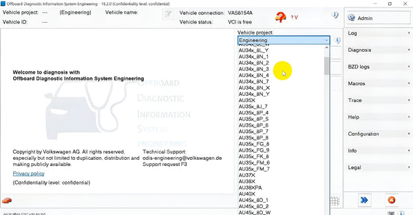 ODIS Engineering 19.0 (2026) - Official VW Audi Engineering Diagnostic Software