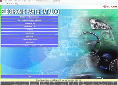 Toyota & Lexus EPC - Electronic Parts Catalog